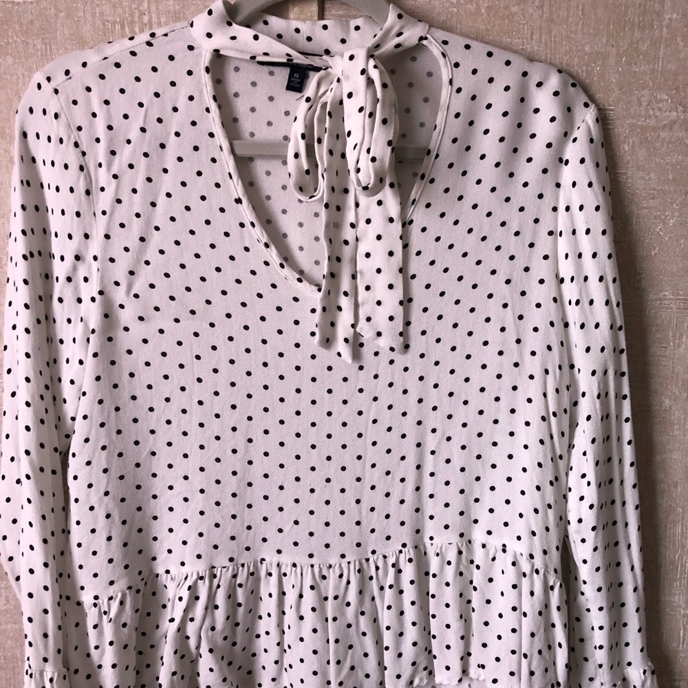 Polka dot top